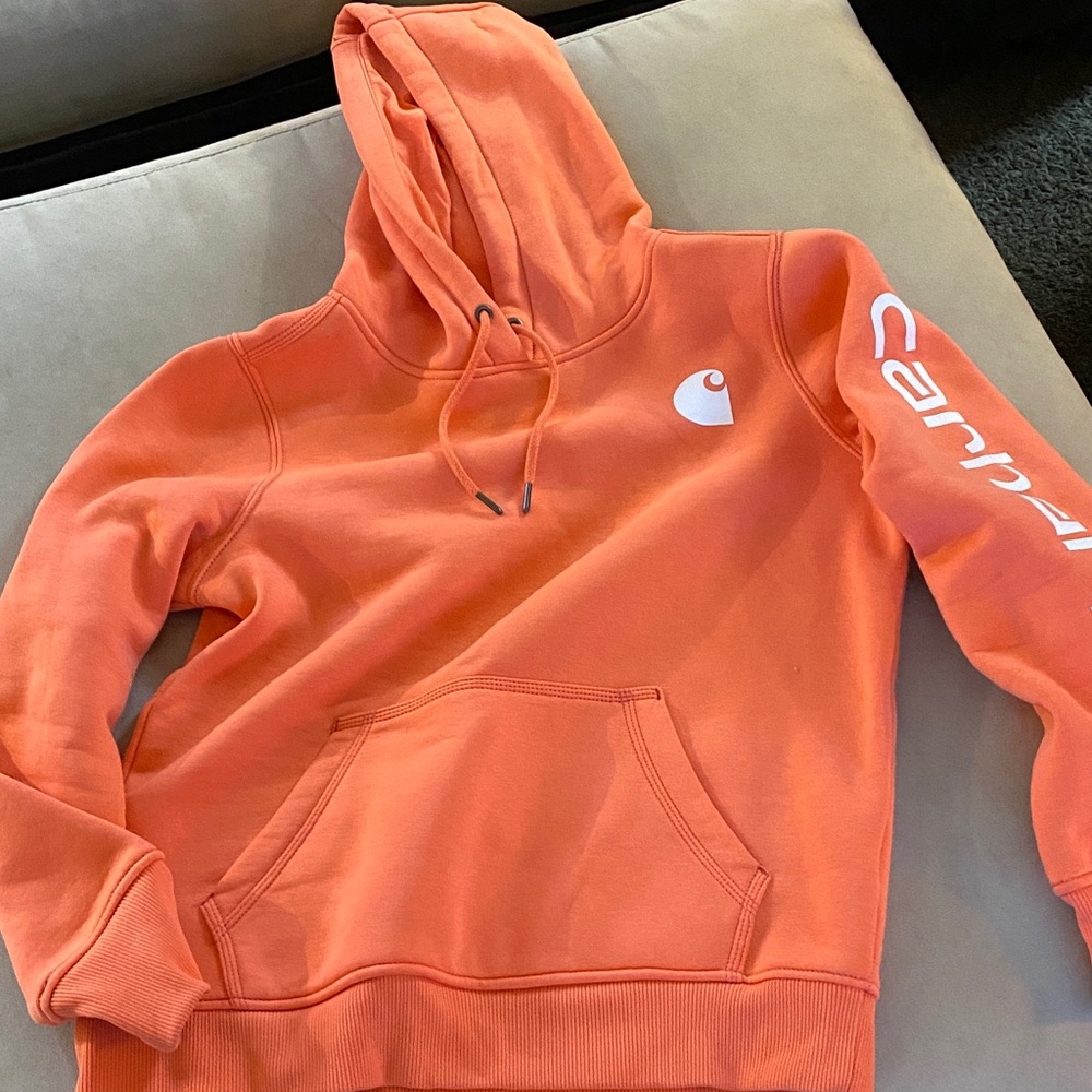 Carhartt Vibrant Orange Pullover Hoodie